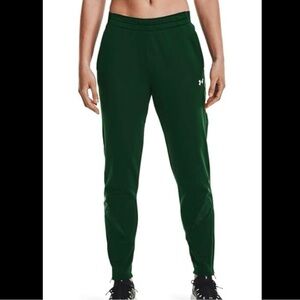 Under Armour Women’s Loose Fit Joggers Medium Emerald Green Activewear Fitness